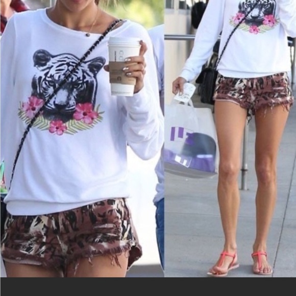 One Teaspoon Denim Bandit Shorts - Picture 4 of 8